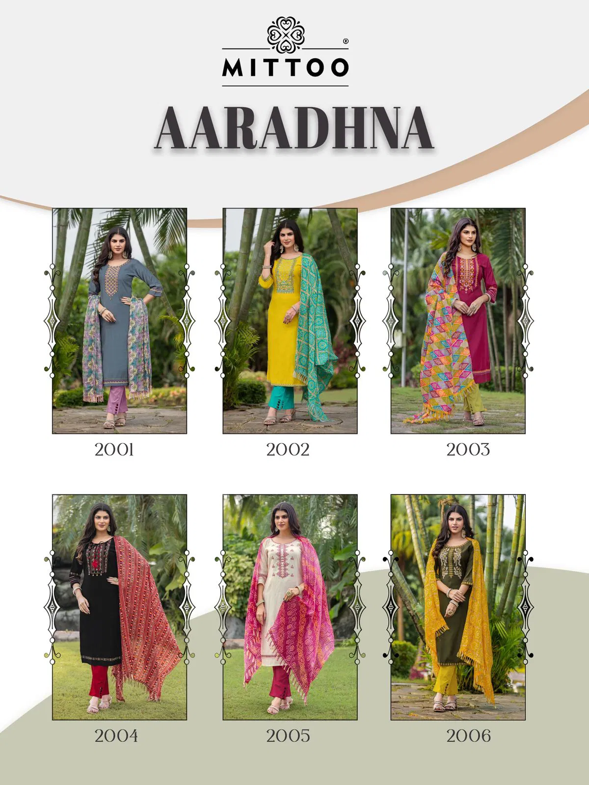 Aradhana By Mittoo Viscose Kurti With Bottom Dupatta Suppliers In India